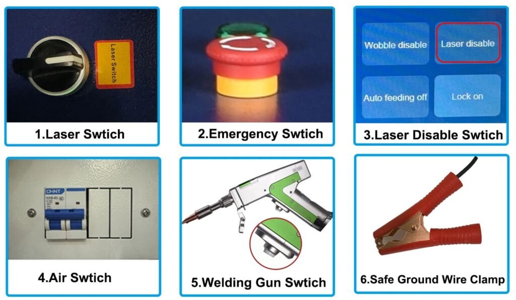 6 safety design for laser welding machine