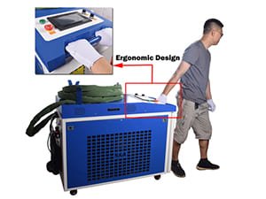 a portable laser welding machine