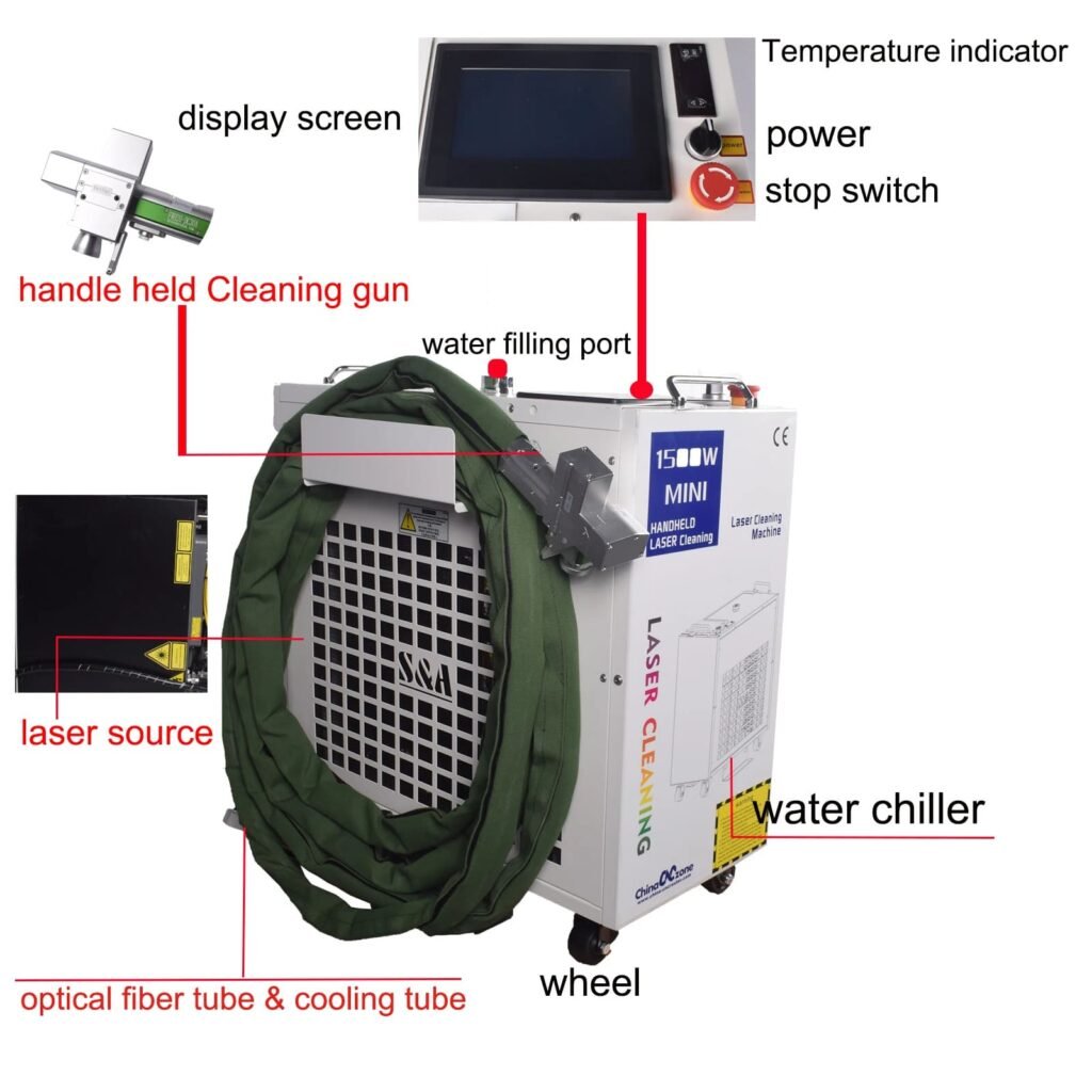 continuous laser cleaning machine