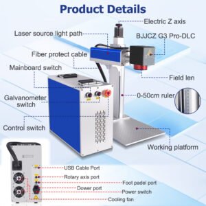 Product details for eytools color laser marking machine