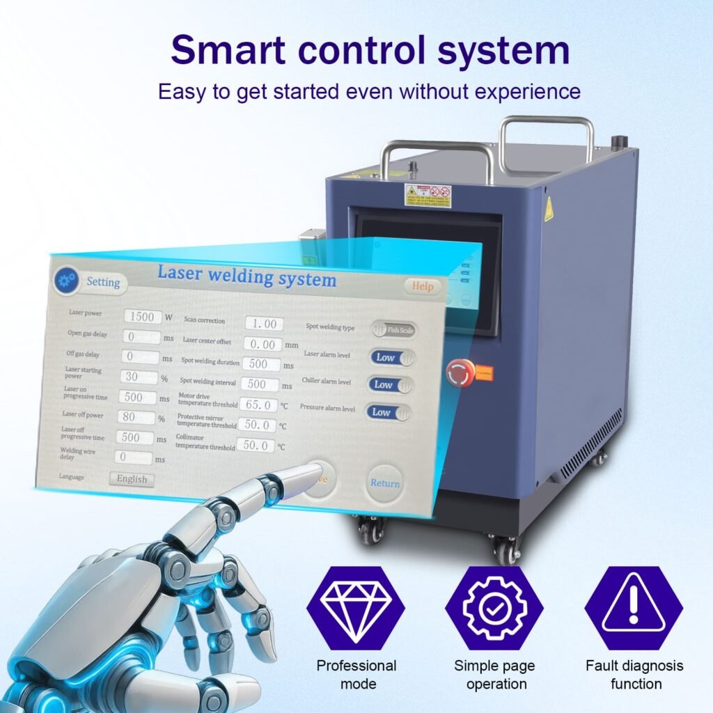 Smart Control System for Air-Cooled Laser Welding Machines