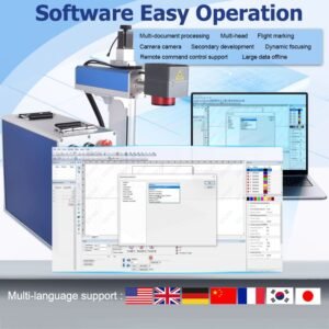 easy operation for 2.5D color laser engraver