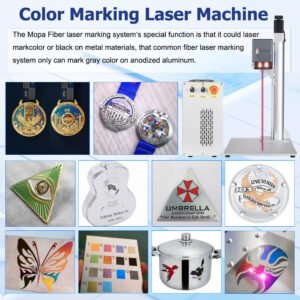 samples by color laser marking engraving machine