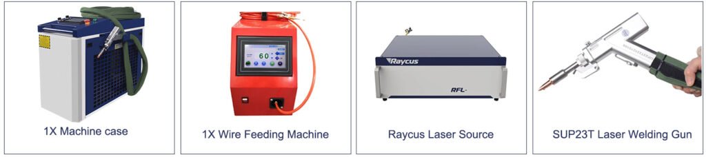 Core parts of portable handheld laser welding machine