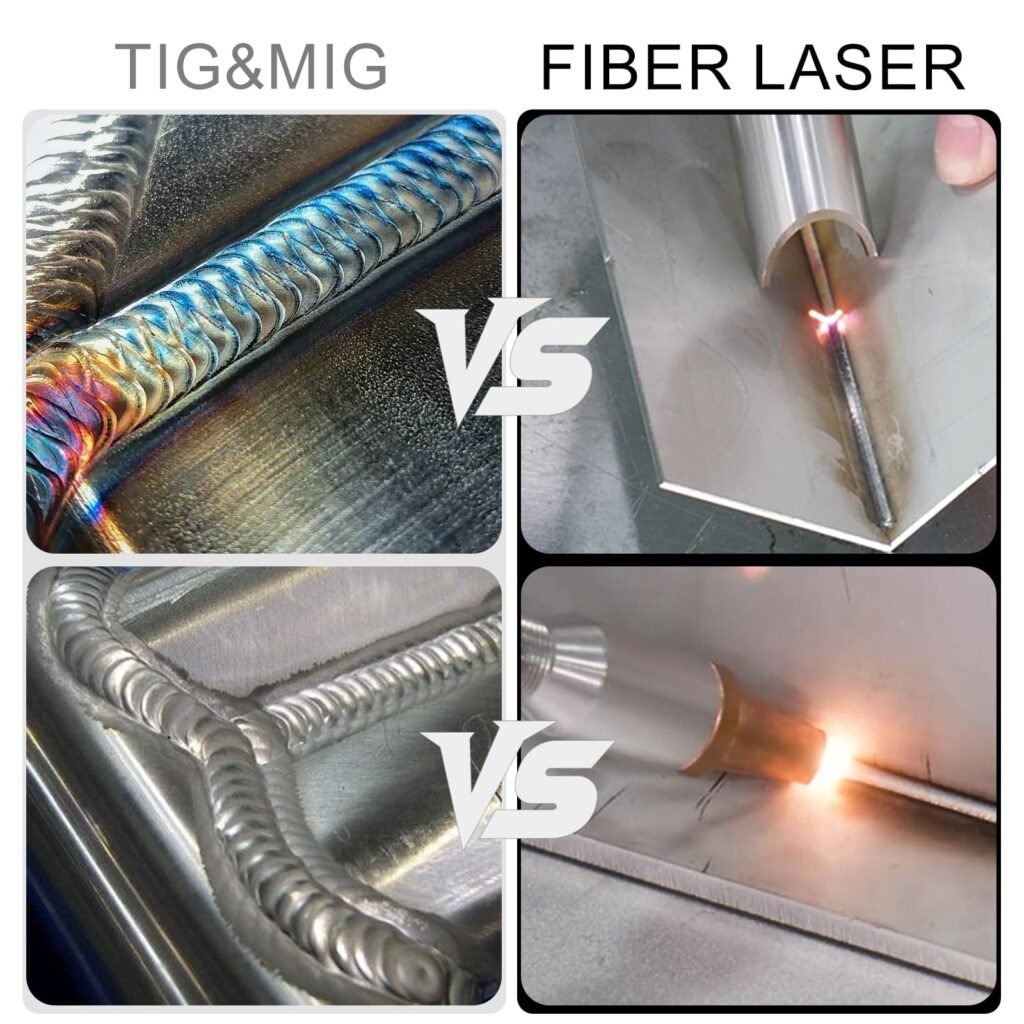 TIG&MIG welding VS Fiber Laser welding