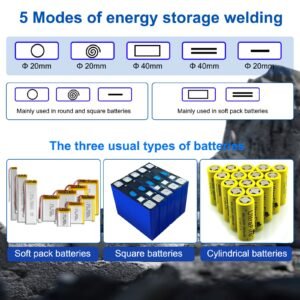 Five welding modes for lithium battery laser welding
