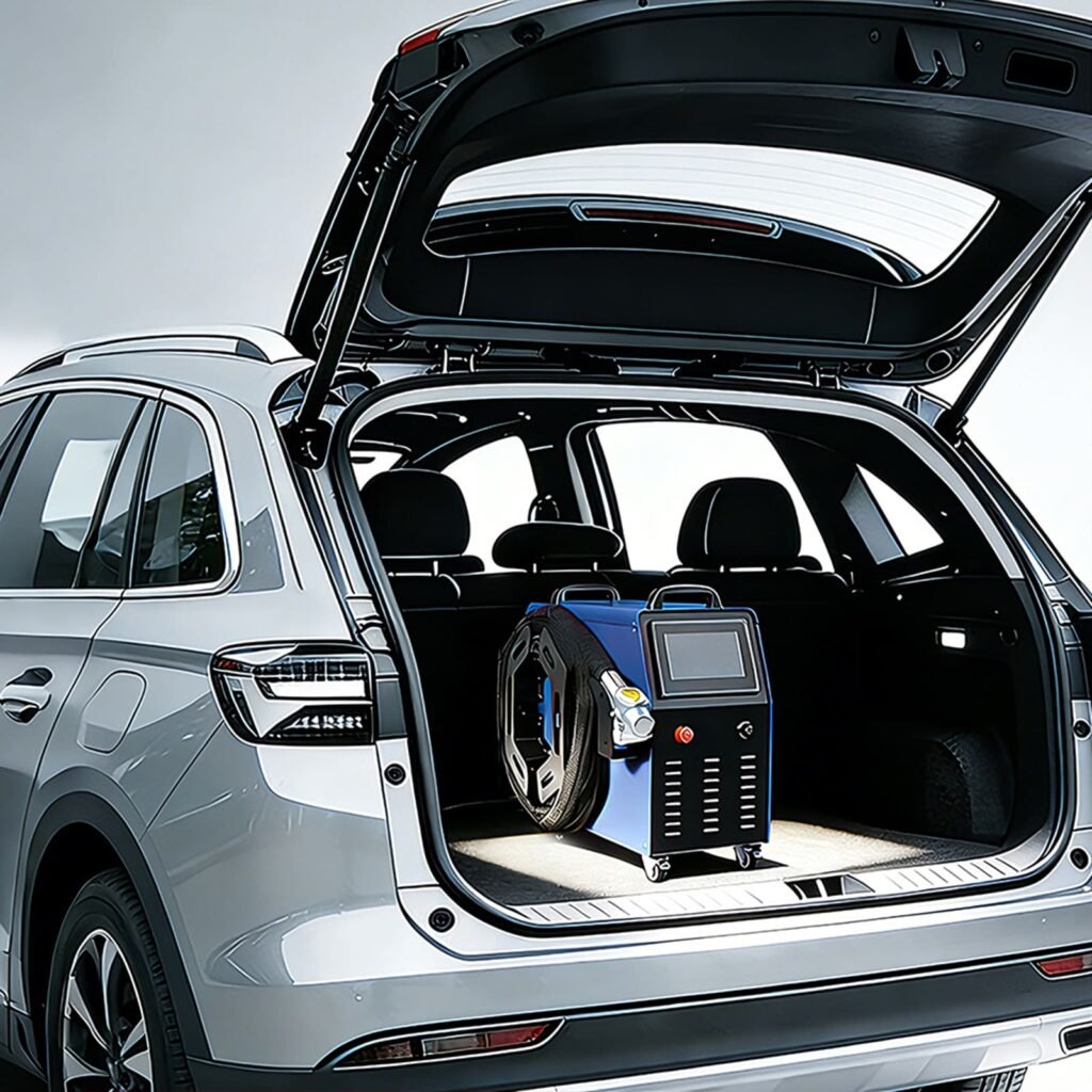 Portable laser cleaning machine