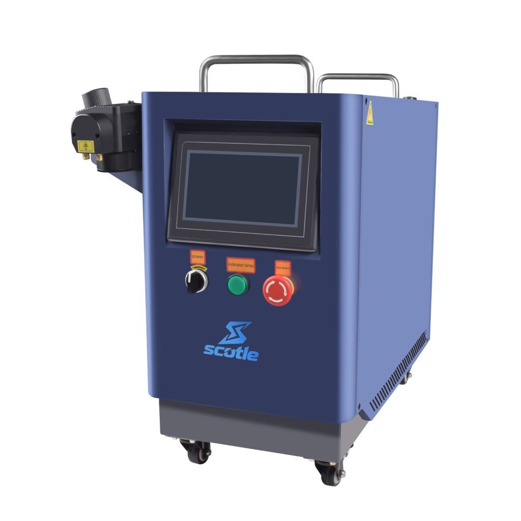 Pulsed laser cleaning machine