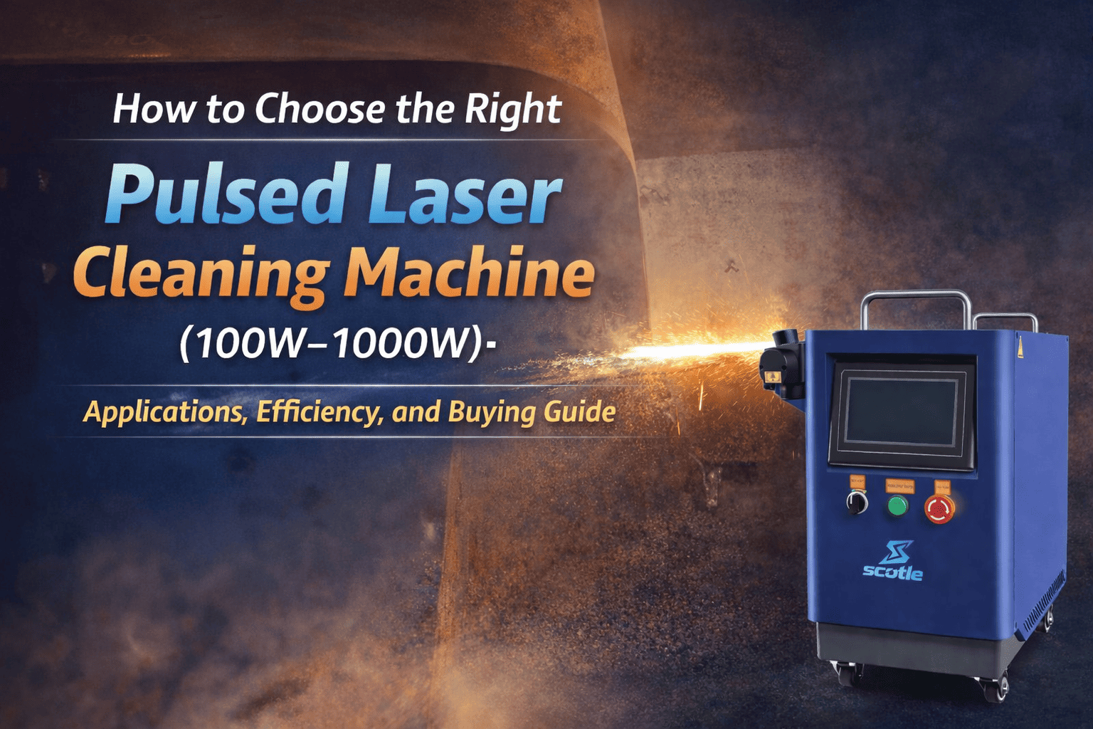 How to Choose the Right Pulsed Laser Cleaning Machine 100W–1000W