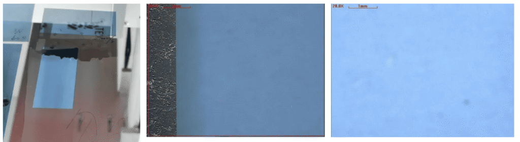 Pulsed Laser Removal of Glass Coatings