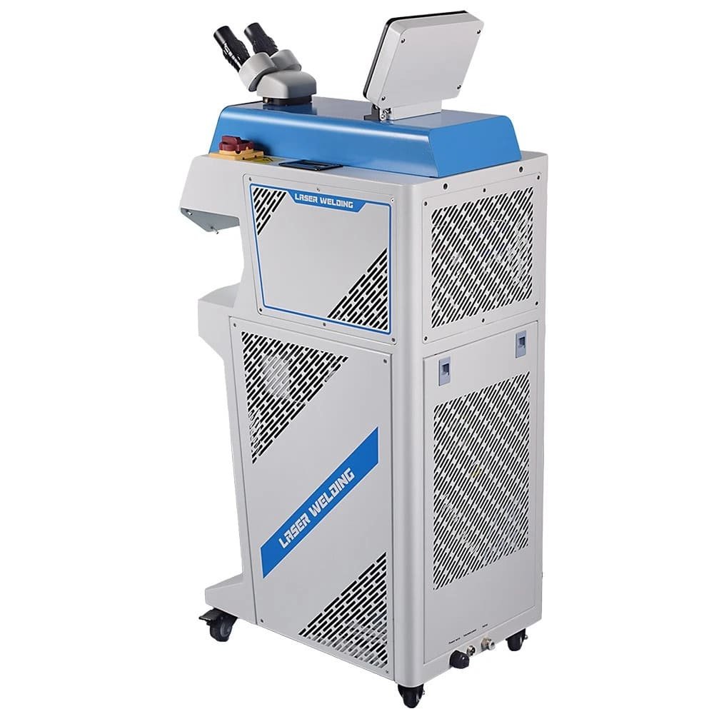 Scotle 200W water-cooled vertical NdYAG jewelry laser welding machine rear view