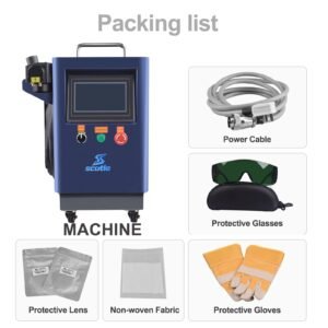 Scotle handheld pulsed laser cleaning machine standard packing list
