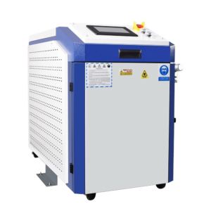 Scotle 3000W water-cooled Raycus fiber laser cleaning machine front side view
