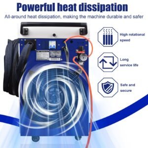 Water-cooled fiber handheld laser welding machine with chiller system