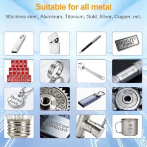 3D fiber laser marking for metal engraving