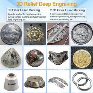 3D vs 2.5D fiber laser deep engraving comparison
