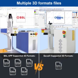 BSL vs Ezcad3 3D file format compatibility comparison