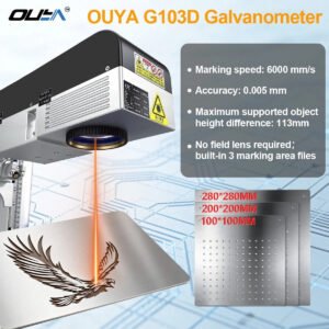 OUYA G103D 3D galvanometer with 6000mms marking speed