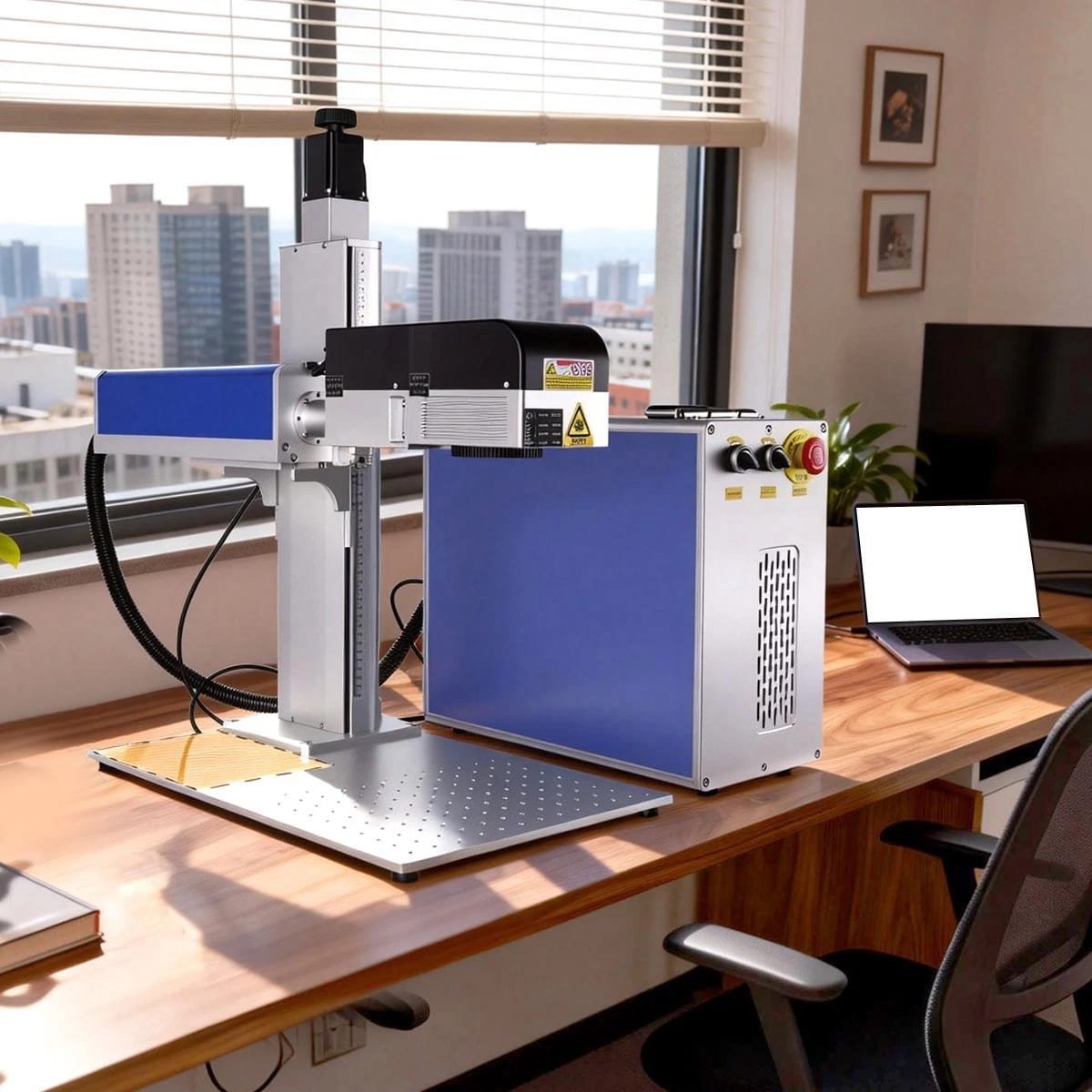 MOPA fiber laser marking machine