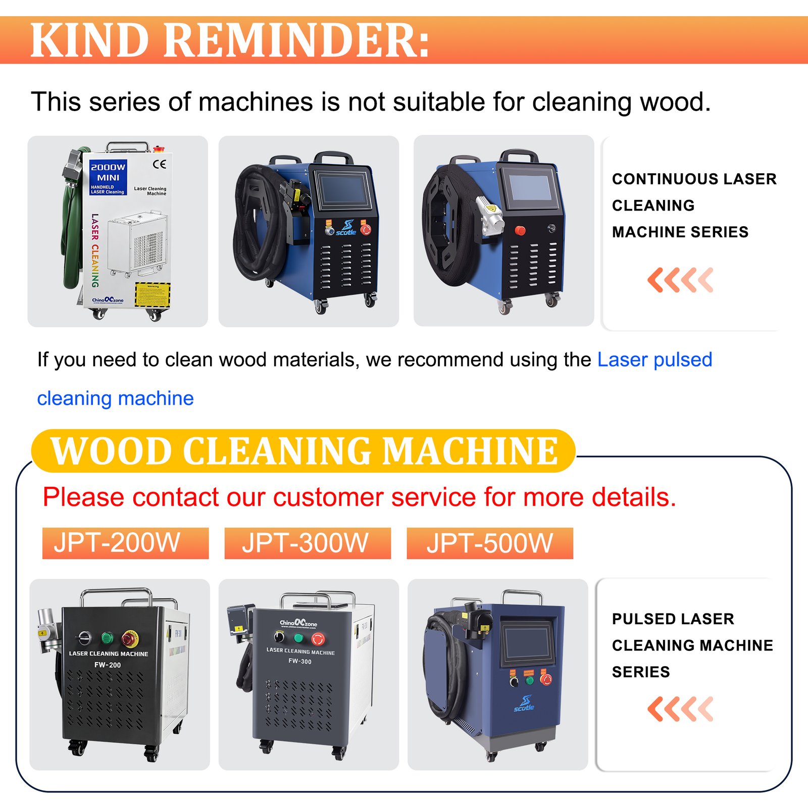 Wood cleaning machine or not
